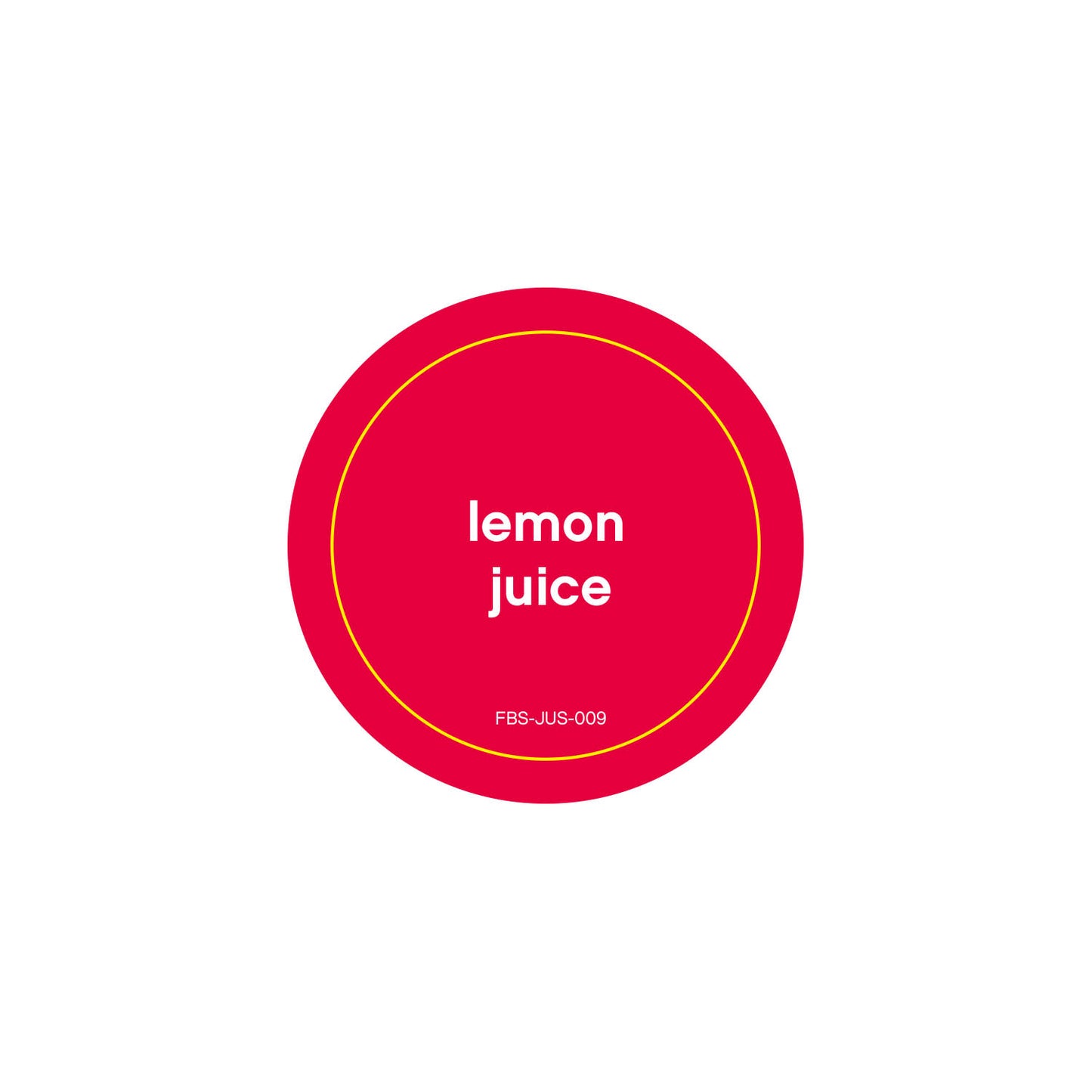 FBS-JUS-009 lemon juice