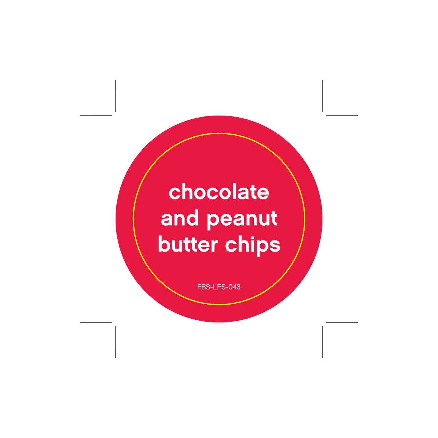 FBS-LFS-043 chocolate and peanut butter chips