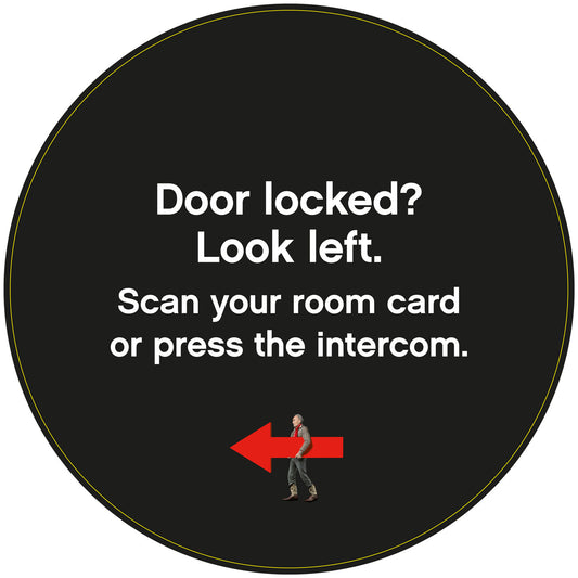 TKOH046_Door locked Sticker (left)